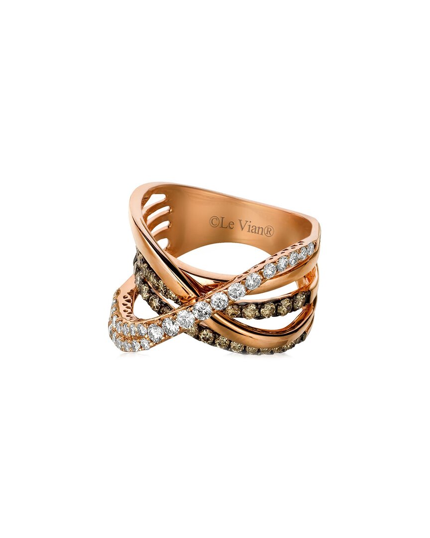 Shop Le Vian Chocolatier 14k Strawberry Gold 1.22 Ct. Tw. Diamond Ring