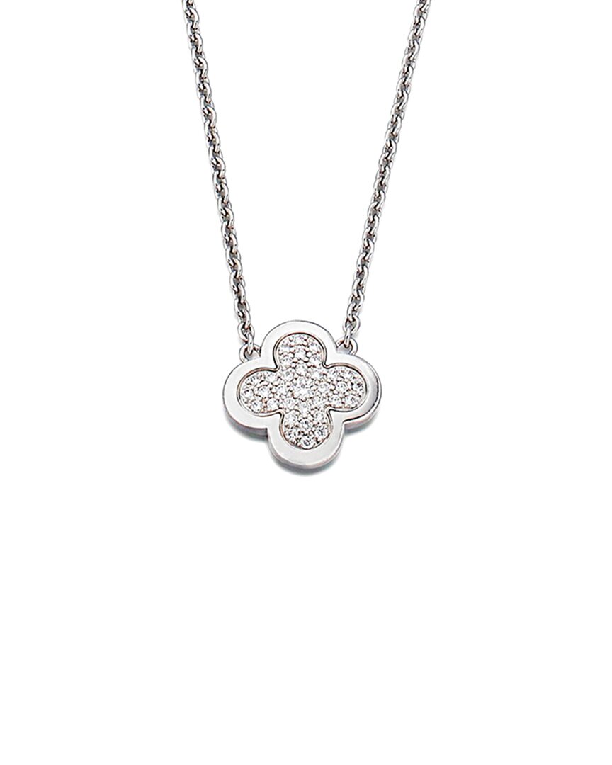 Shop Van Cleef & Arpels 18k Diamond Necklace (authentic )