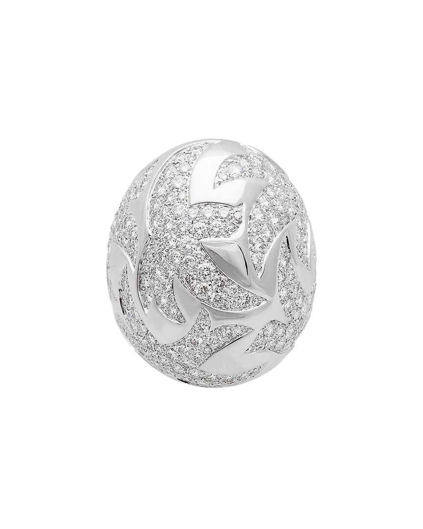 Cartier 18k Diamond Dove Of Peace Ring (authentic )