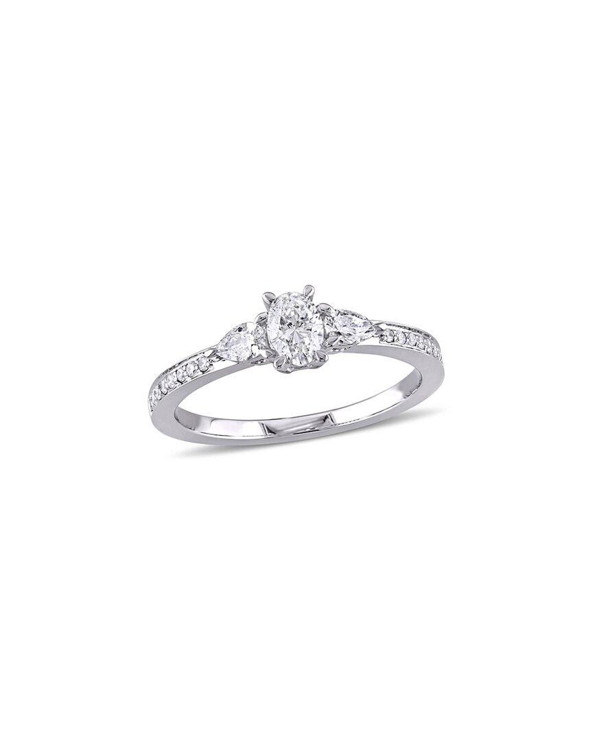 Shop Rina Limor 14k 0.61 Ct. Tw. Diamond Three-stone Ring