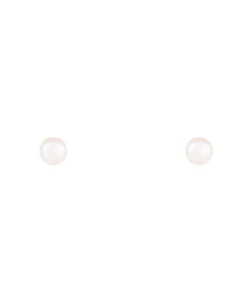 Splendid Pearls 14k 4-5mm Pearl Earrings