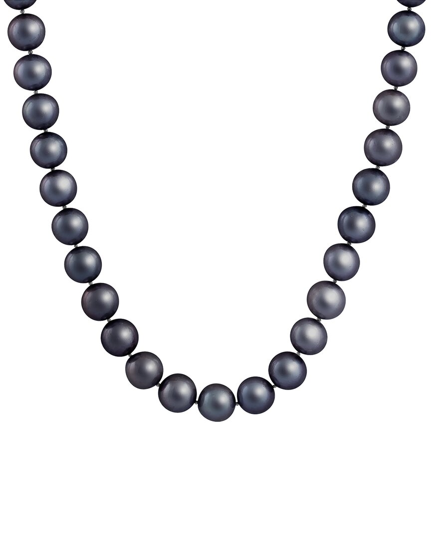 Splendid Pearls 13-15mm Pearl Necklace In Silver