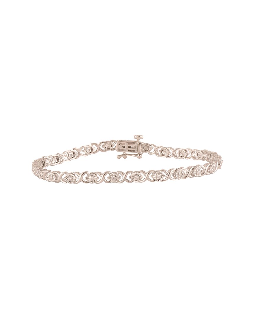 Lab Grown Diamonds Silver 0.25 Ct. Tw. Lab-grown Diamond Bracelet