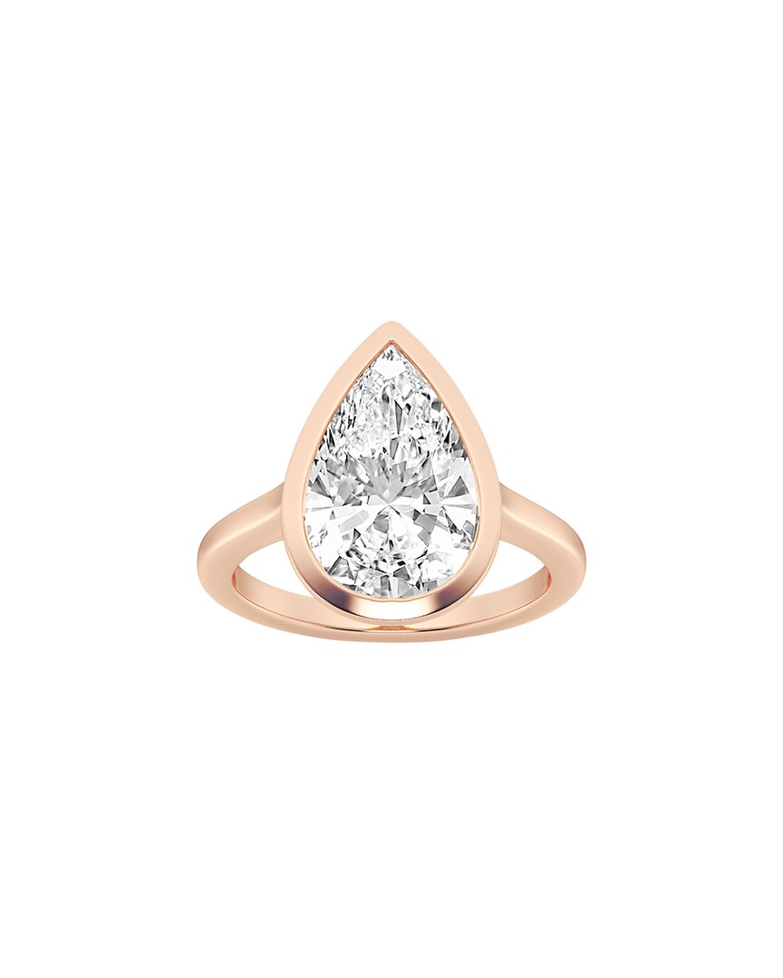 Lab Grown Diamonds 14k Rose Gold 5.00 Ct. Tw. Lab-grown Diamond Solitaire Ring