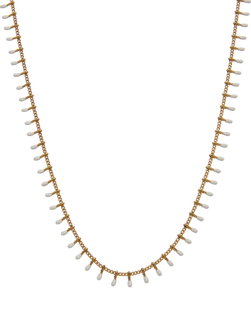 Isabel Marant Casablanca Tassel Brass Necklace In Gold