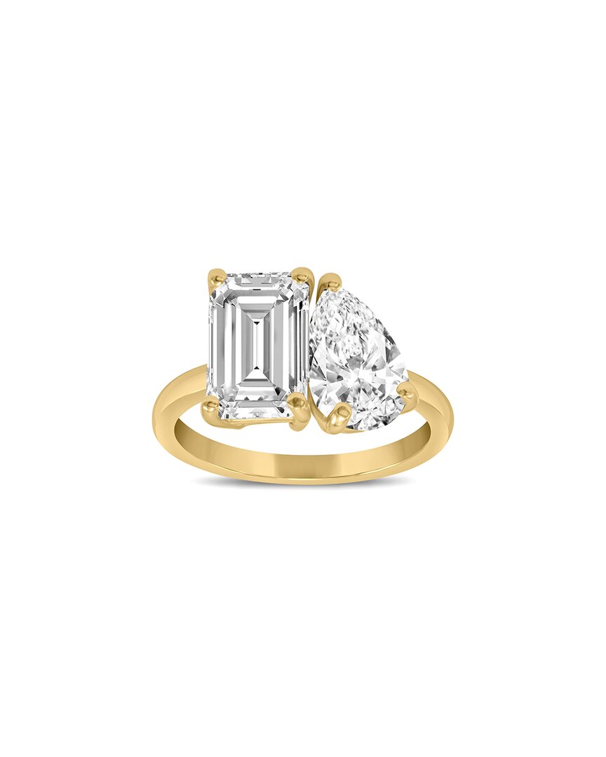Lab Grown Diamonds 18k Two-tone 3.00 Ct. Tw. Lab-grown Diamond Solitaire Ring