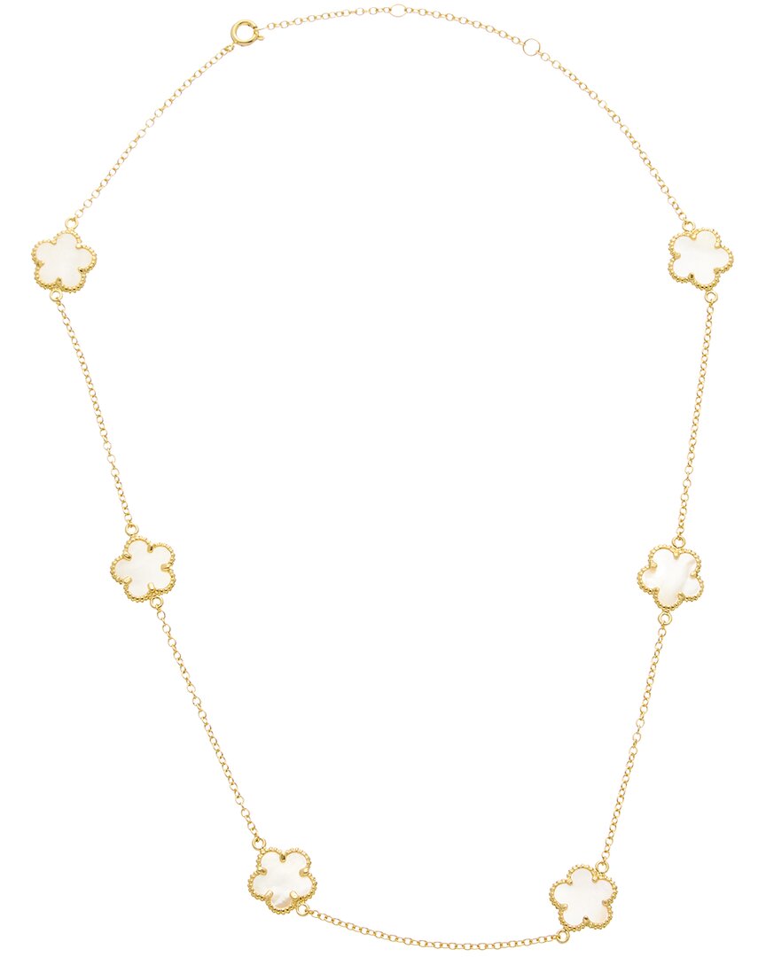 Juvell 18k Plated Clover Necklace