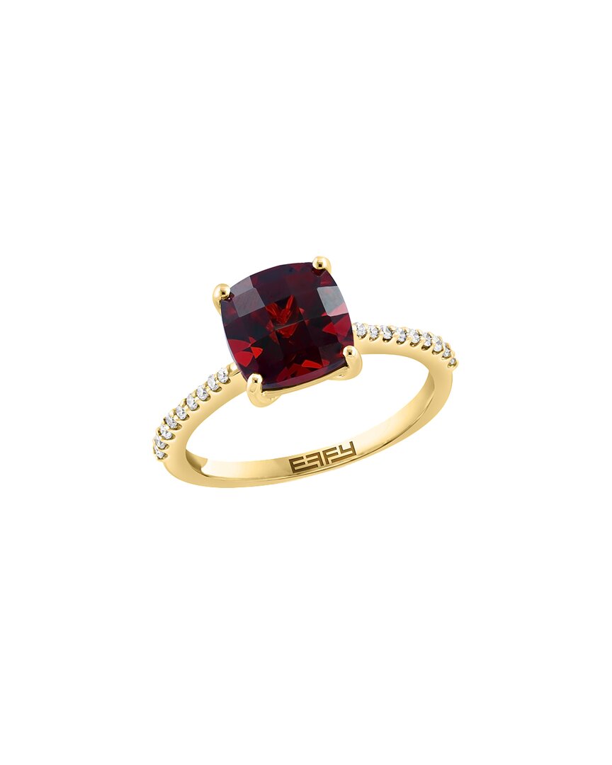 Effy Fine Jewelry 14K 2.90 ct. tw. Diamond & Garnet Ring