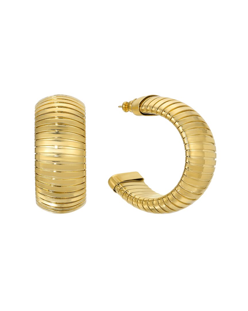 Eye Candy La Titanium Vivana Loop Earrings