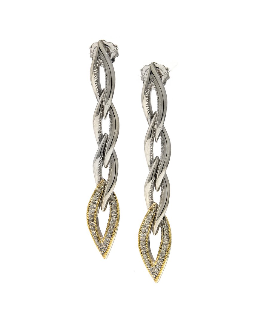 Andrea Candela Conexion 2 18k & Silver 0.24 Ct. Tw. Diamond Earrings