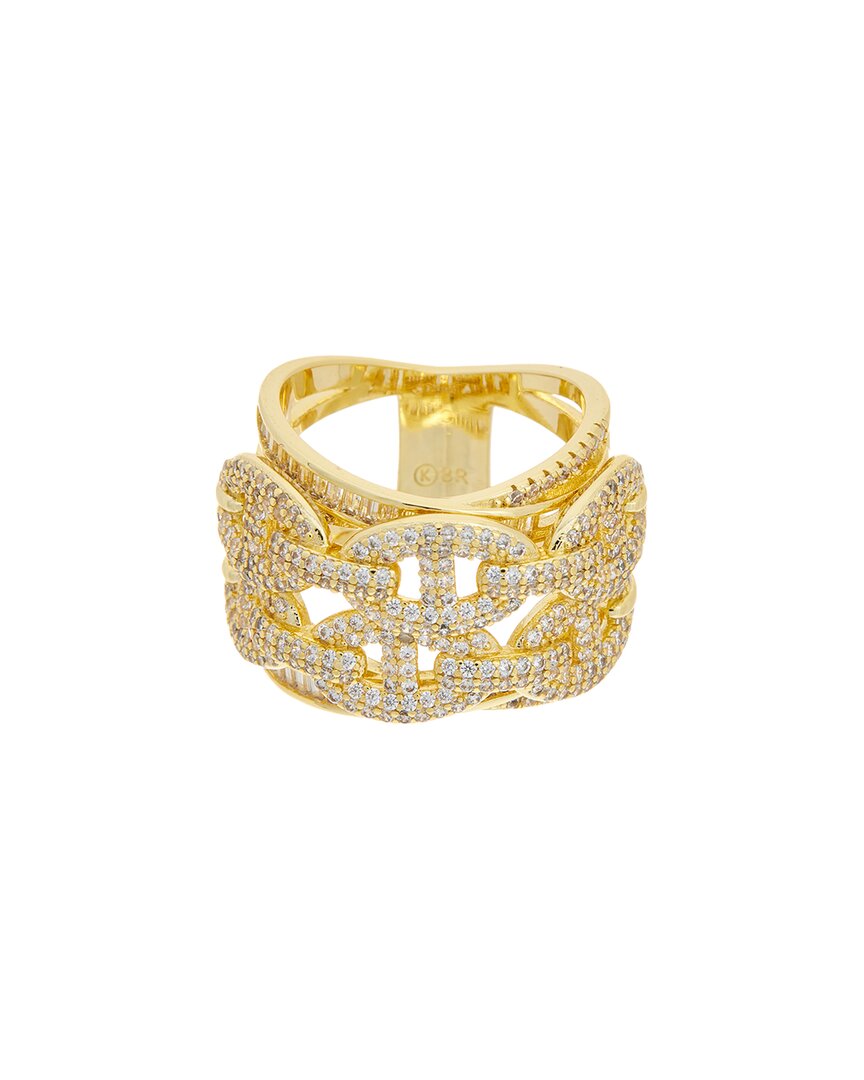 Juvell 18k Plated Cz Ring