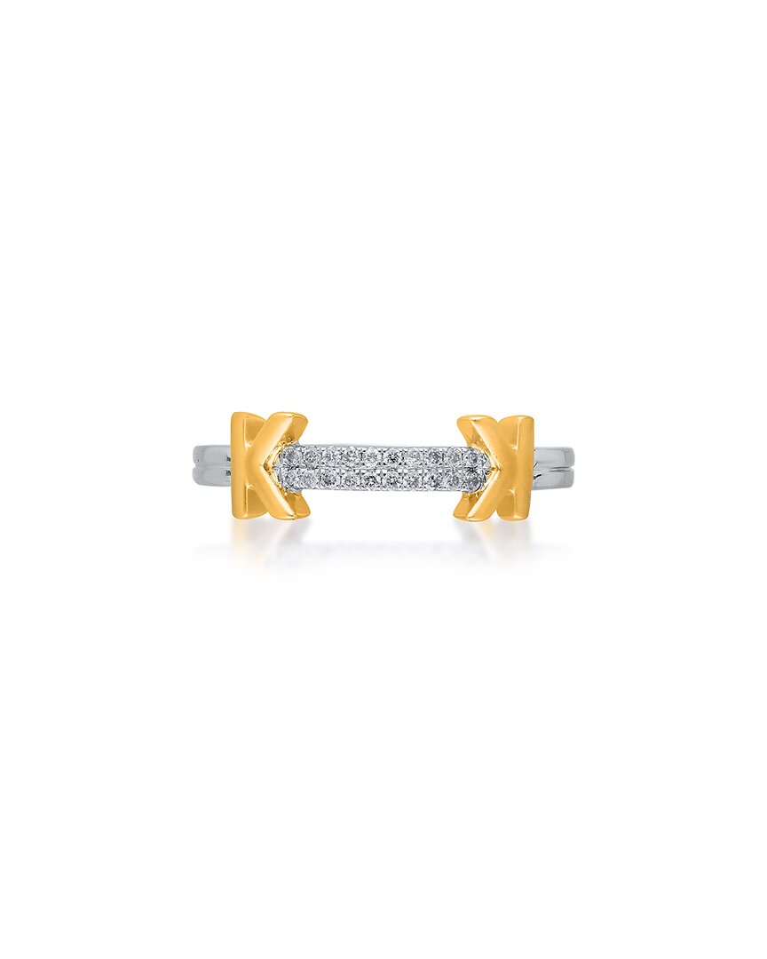 Kallati 14k Two-tone Diamond Ring