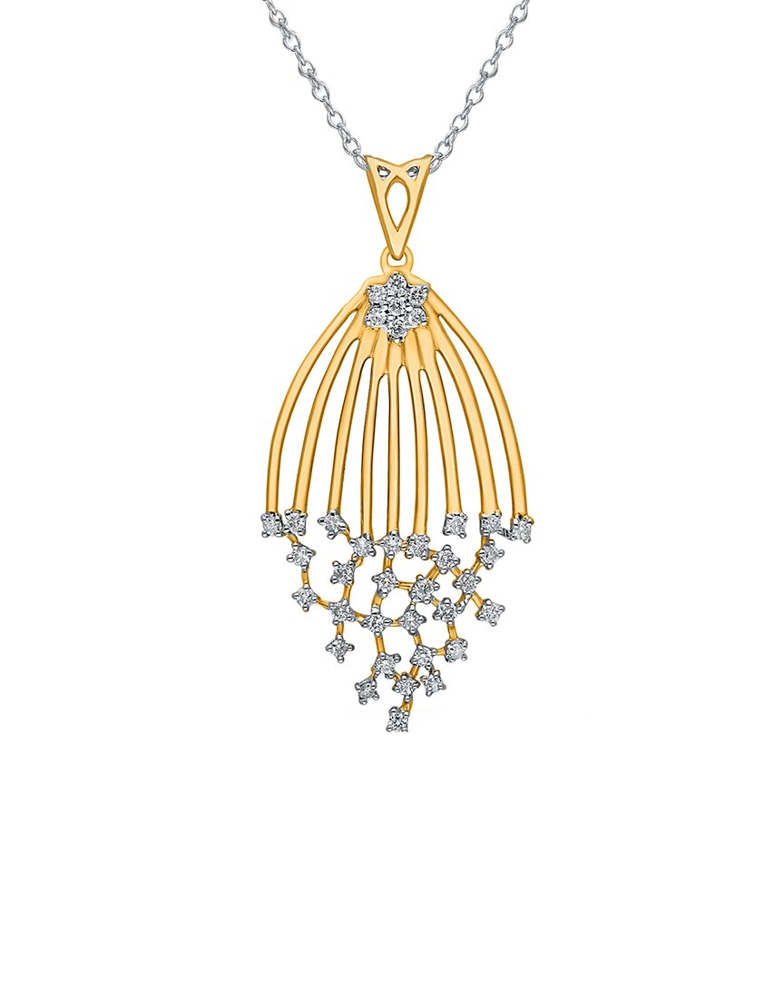 Shop Kallati 14k 0.25 Ct. Tw. Diamond Necklace