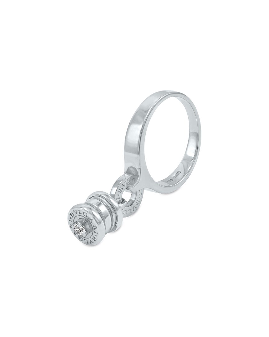 Bulgari 18k 0.05 Ct. Tw. Diamond Ring