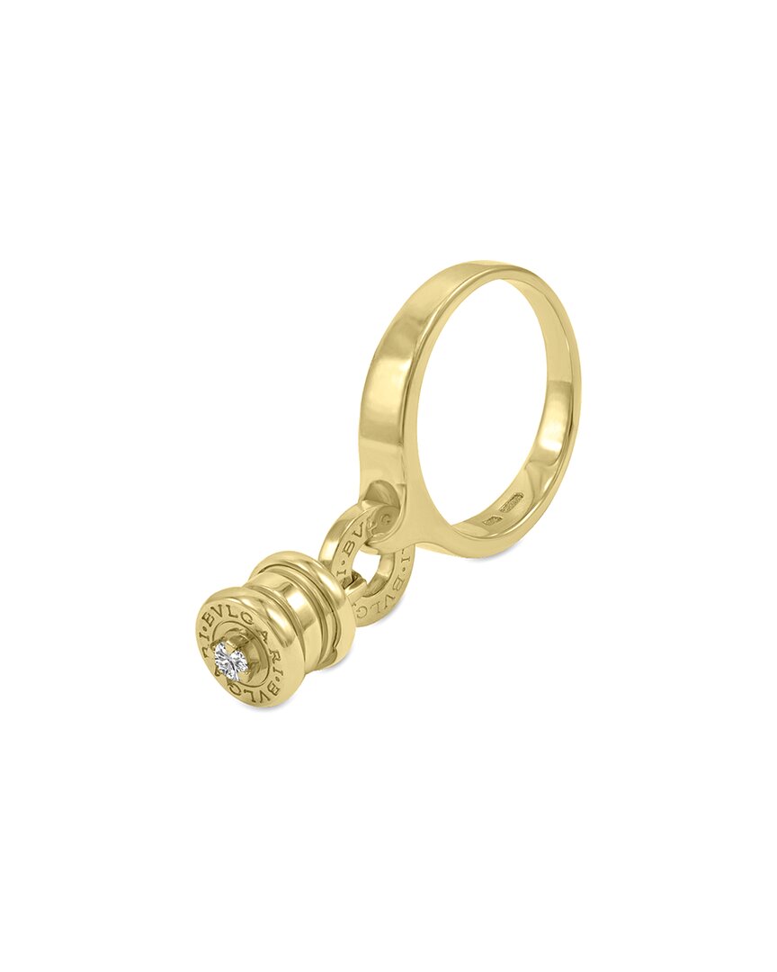 Bulgari 18k 0.05 Ct. Tw. Diamond Ring