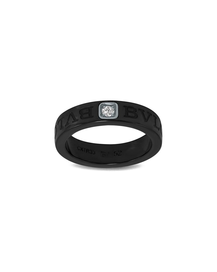 Bulgari 18k 0.04 Ct. Tw. Diamond Ring