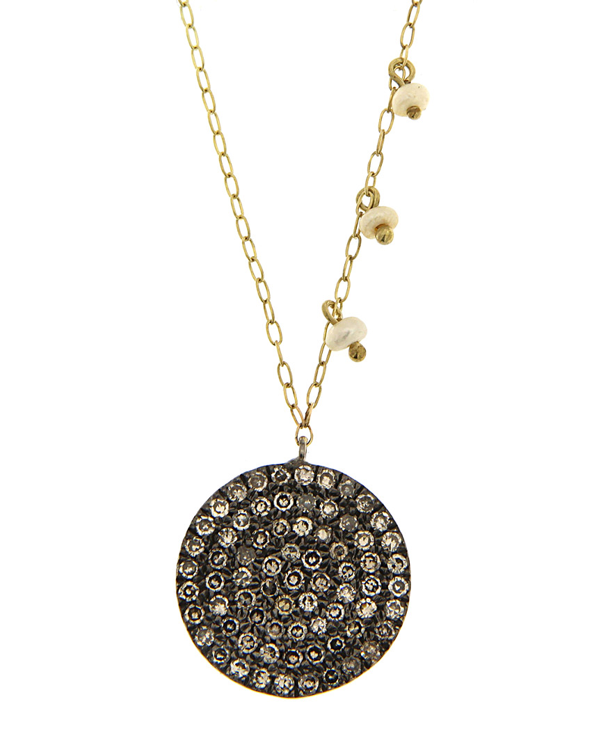 Meira T 14k & Silver 0.12 Ct. Tw. Diamond Necklace