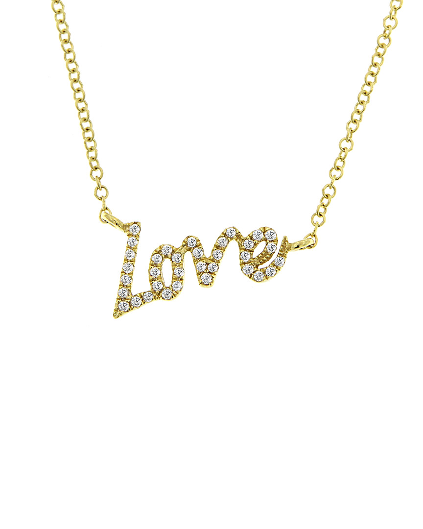 Meira T 14k 0.11 Ct. Tw. Diamond Necklace