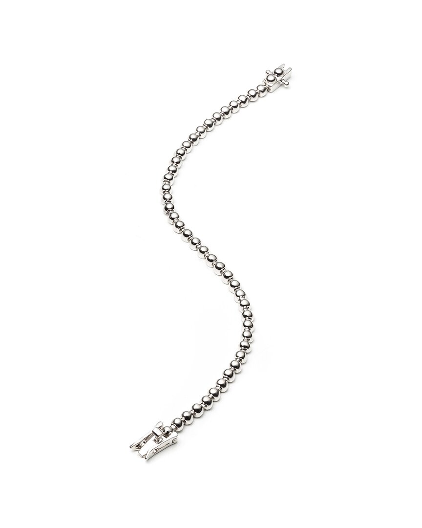 Eddie Borgo Rhodium Plated Dome Tennis Bracelet