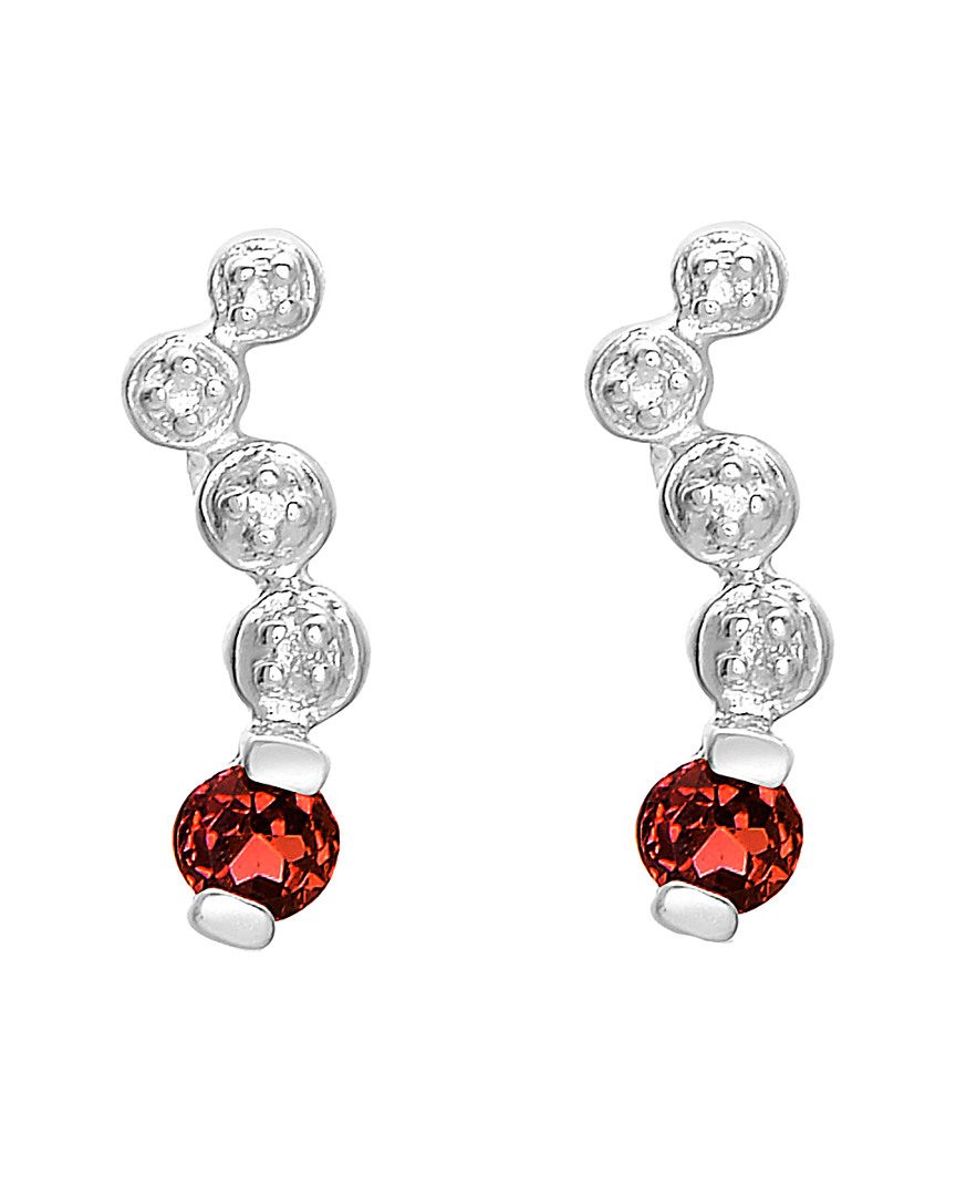 Genevive Silver Earrings