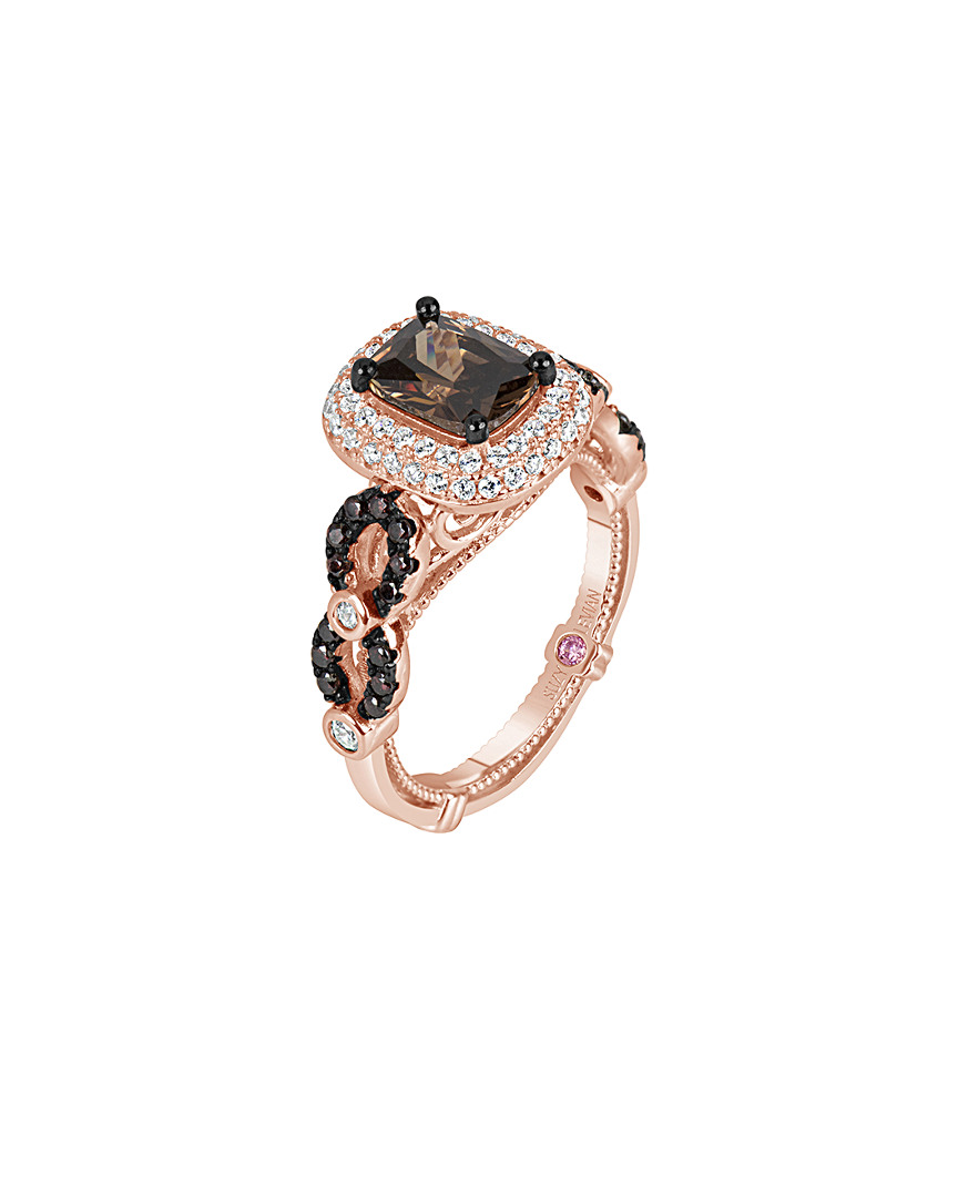 Suzy Levian Cz Jewelry Suzy Levian Rose Plated Cz Ring