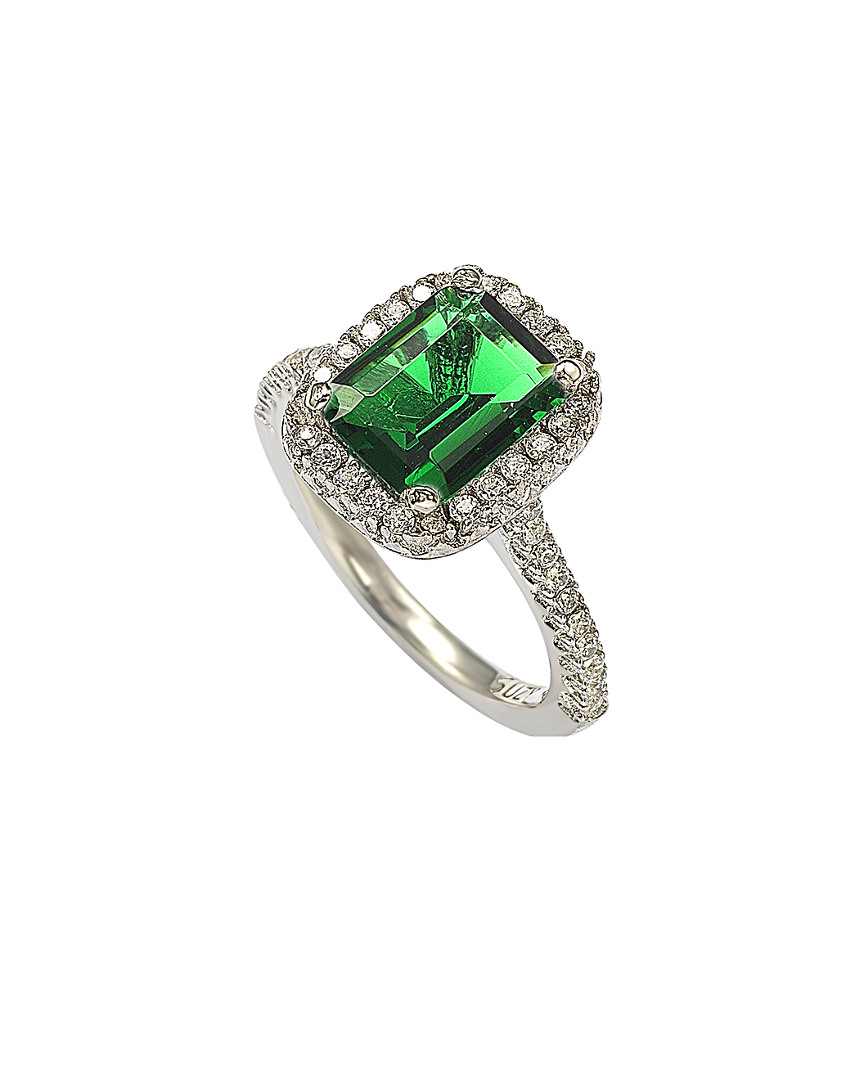 Suzy Levian Cz Jewelry Suzy Levian Silver Cz Halo Ring