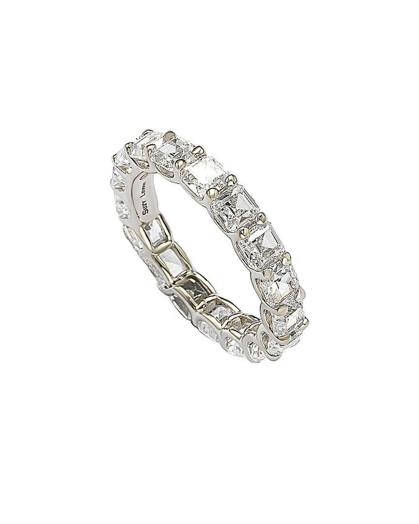 Suzy Levian Cz Jewelry Suzy Levian Rose Plated Cz Modern Eternity Ring