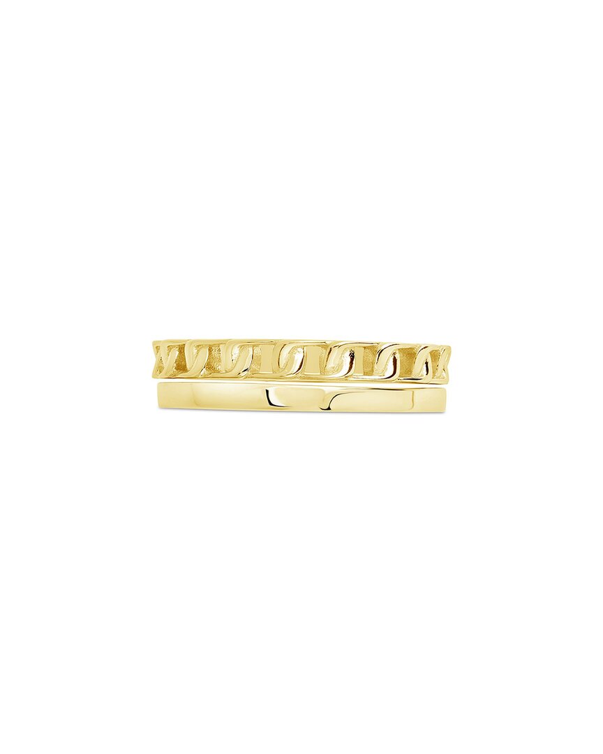 Sterling Forever 14k Over Silver Everyday Stacking Ring Set