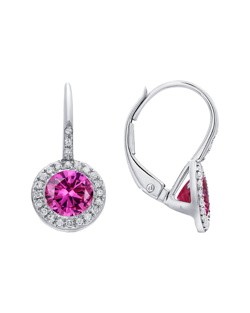 Diana M. Fine Jewelry 14K 1.44 ct. tw. Diamond & Topaz Earrings