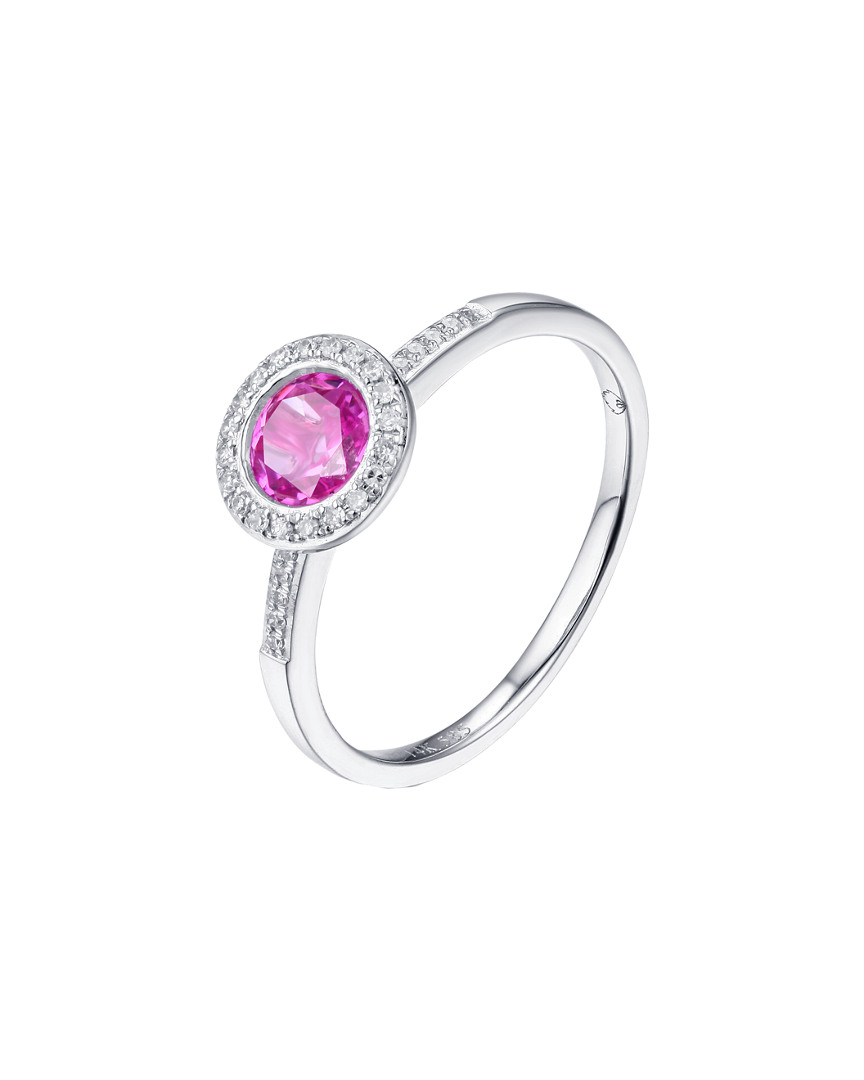 Diana M. Fine Jewelry 14k 1.09 Ct. Tw. Diamond & Topaz Ring