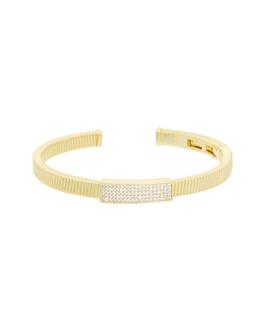 Juvell Cz 18k Plated Bangle Bracelet