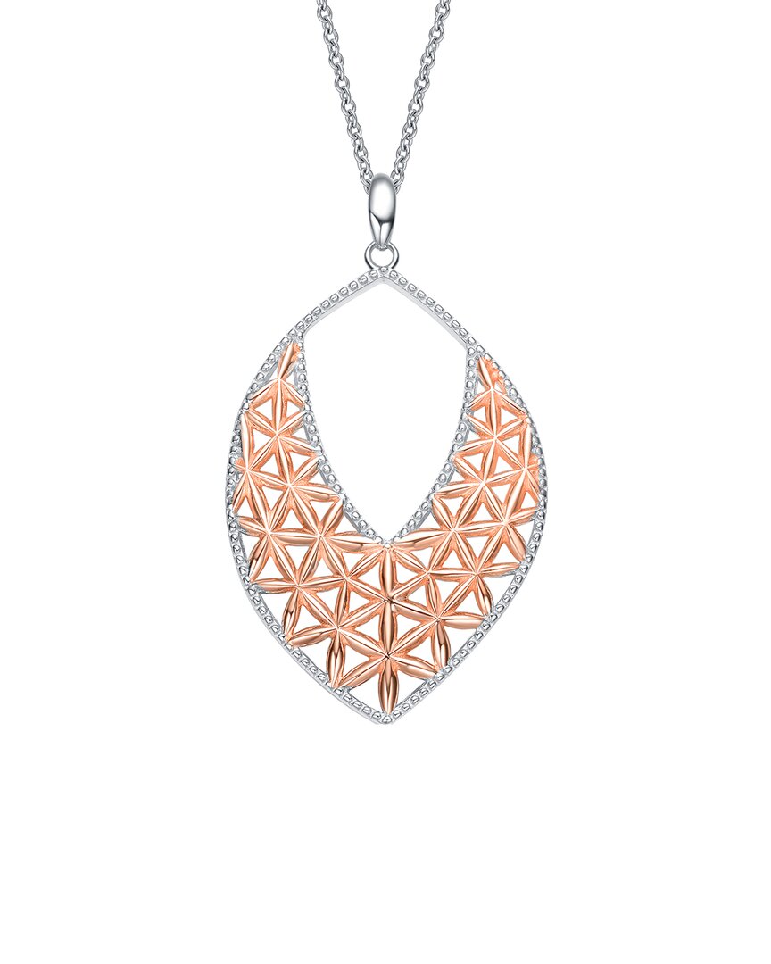 Genevive Two-tone Pendant Necklace