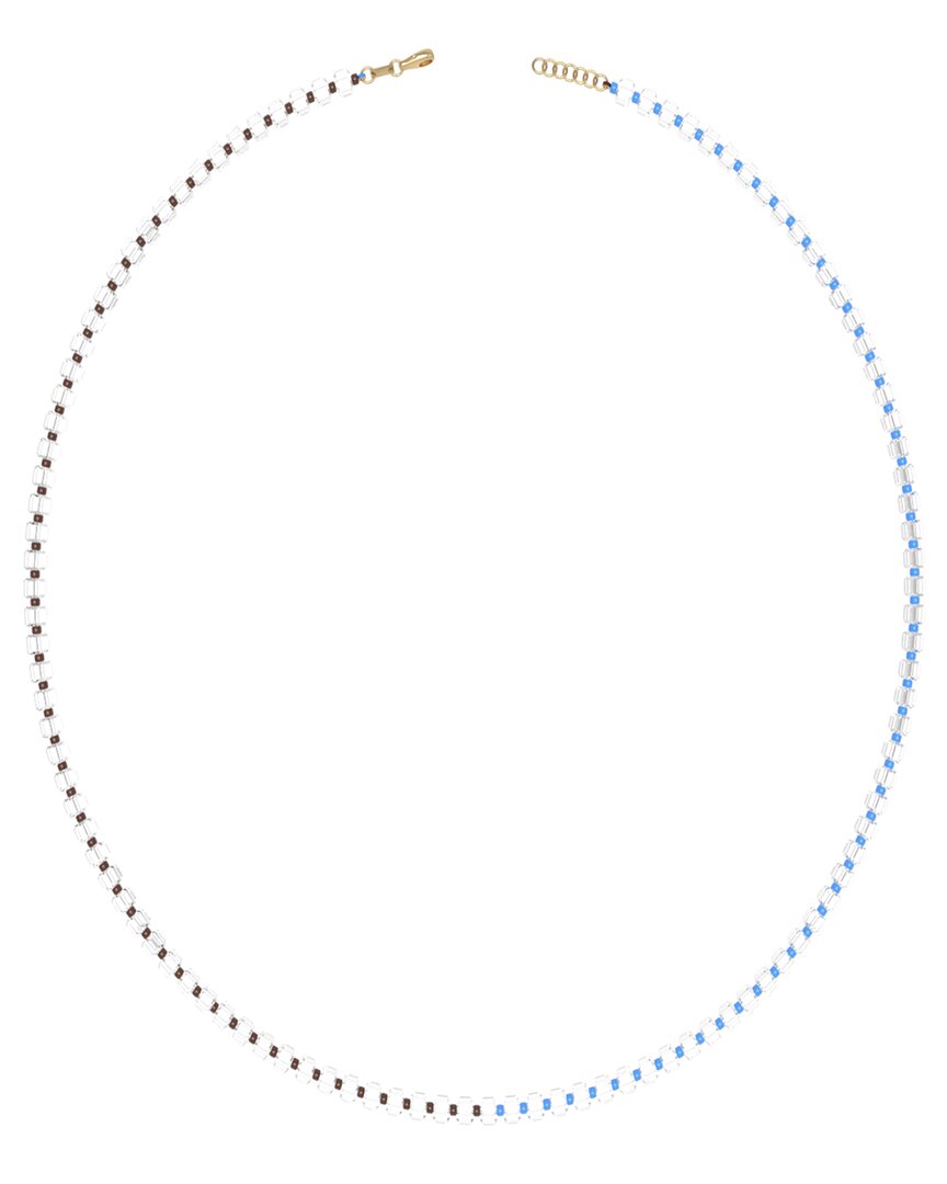 BEA BONGIASCA BEA BONGIASCA FLOWER FUNK 9K & SILVER 256.80 CT. TW. ROCK CRYSTAL BEADED NECKLACE