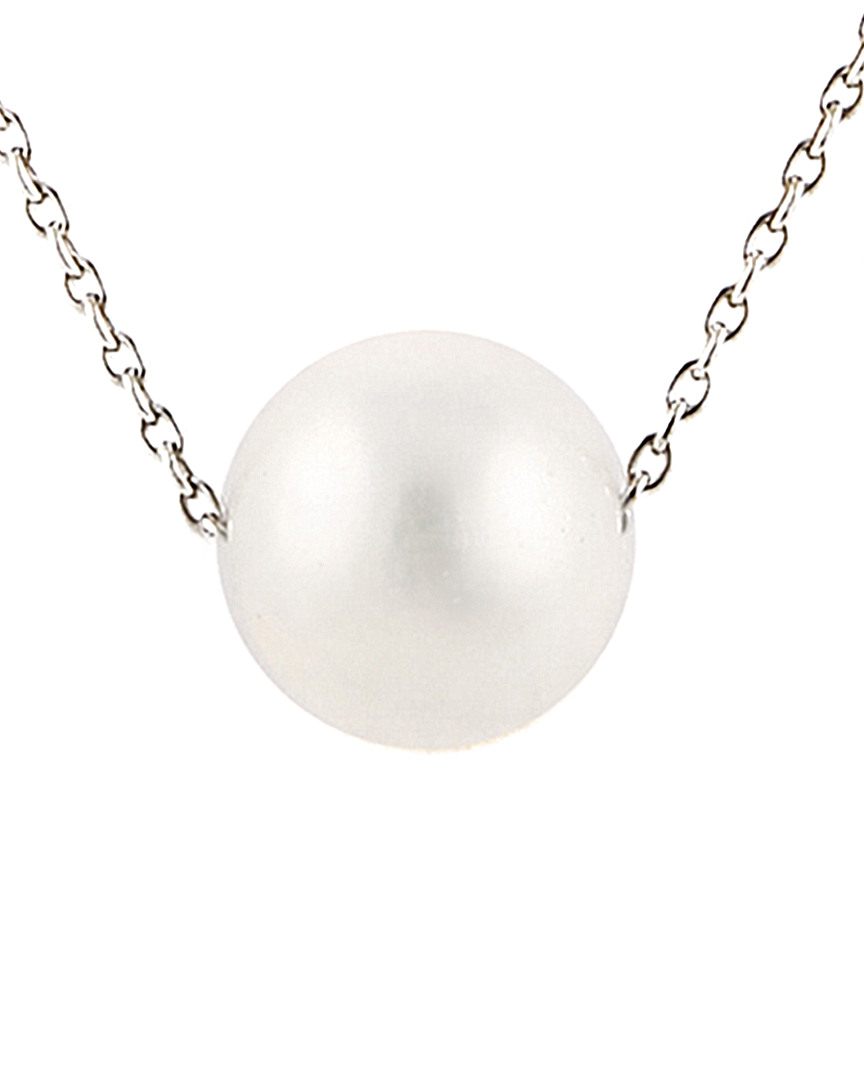 SPLENDID PEARLS SPLENDID PEARLS SILVER 10-11MM FRESHWATER PEARL NECKLACE