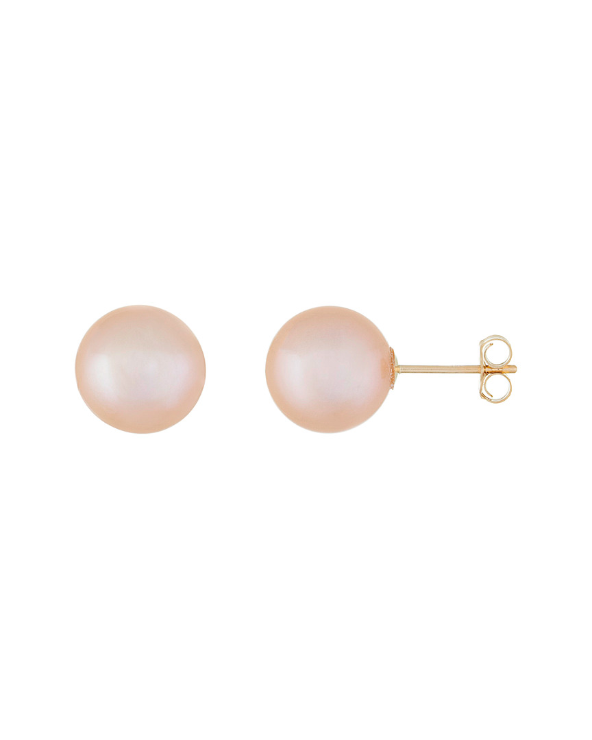 Splendid Pearls 14k 9-9.5mm Freshwater Pearl Earrings