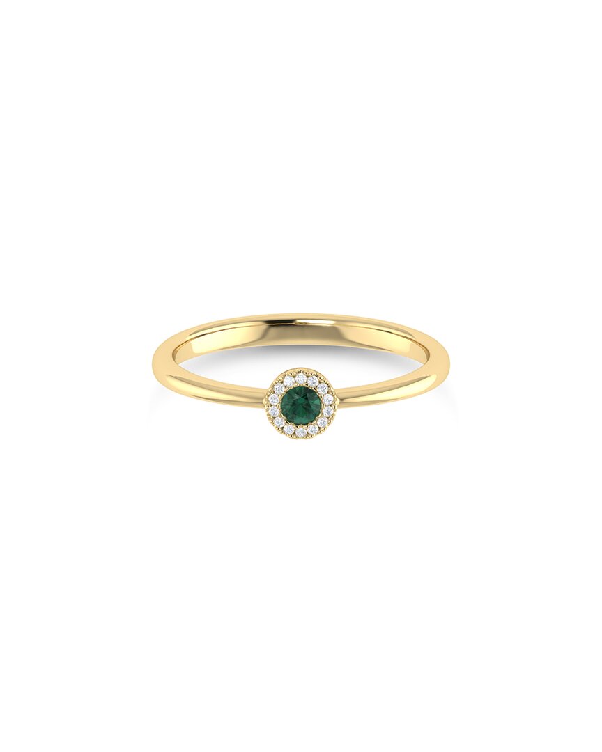Sabrina Designs 14k 0.11 Ct. Tw. Diamond & Alexandrite Ring