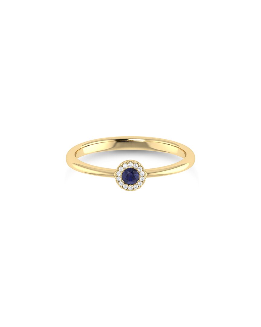 Sabrina Designs 14k 0.11 Ct. Tw. Diamond & Alexandrite Ring