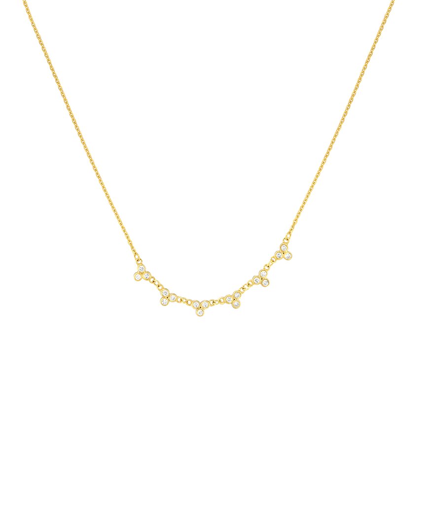 Pure Gold 14k 0.21 Ct. Tw. Diamond Necklace