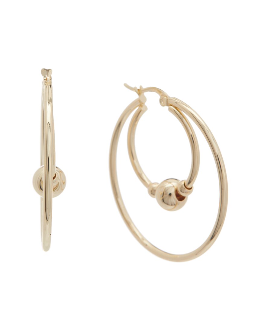 Juvell 18k Plated Double Row Hoops
