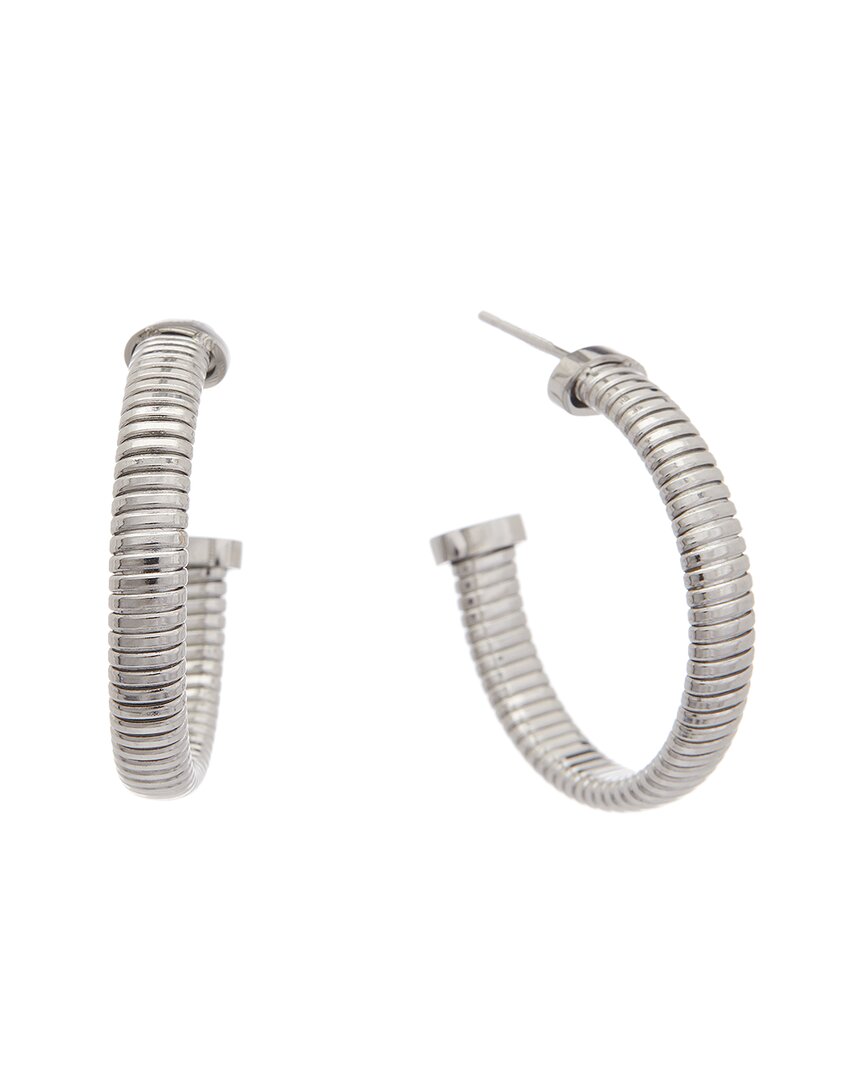 Juvell 18k Plated Goose Hoops