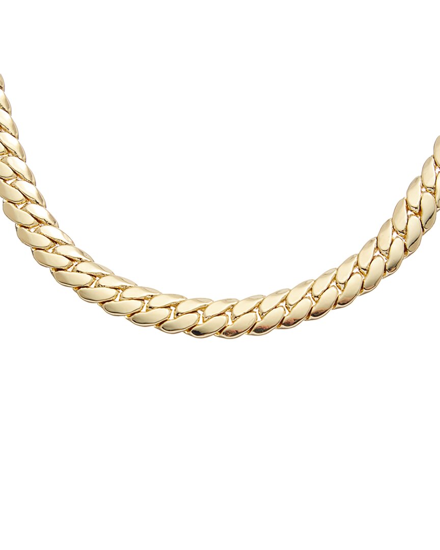 Juvell 18k Plated Cuban Link Necklace