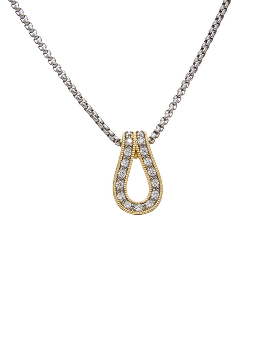 Juvell 18k Plated Cz Necklace