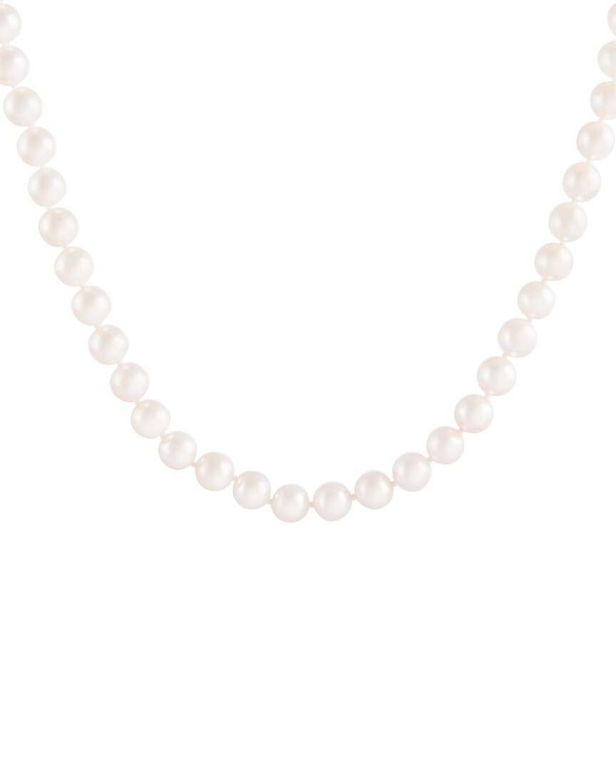 Splendid Pearls 14k 5-6mm Akoya Pearl Necklace