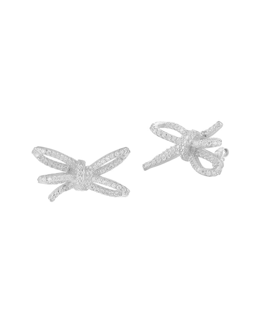 Sphera Milano Silver Cz Bow Studs