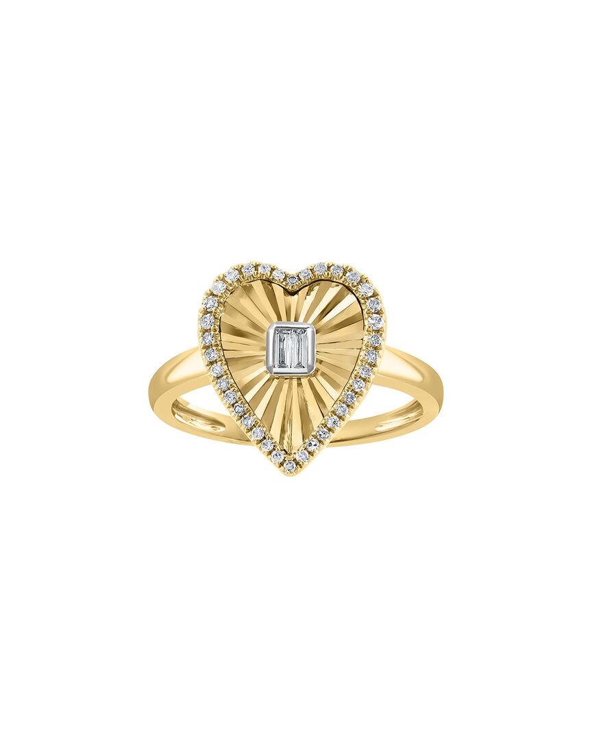 Effy Fine Jewelry 14K Two-Tone 0.21 ct. tw. Diamond Ring