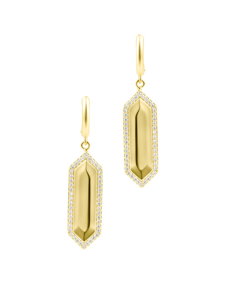 Adornia Cz 14k Plated Earrings
