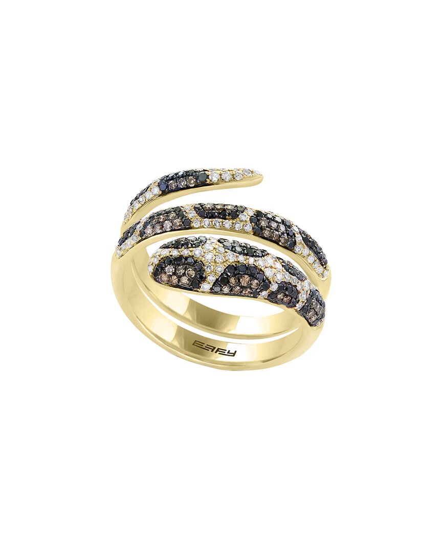 Effy Fine Jewelry 14K 0.92 ct. tw. Diamond Snake Ring