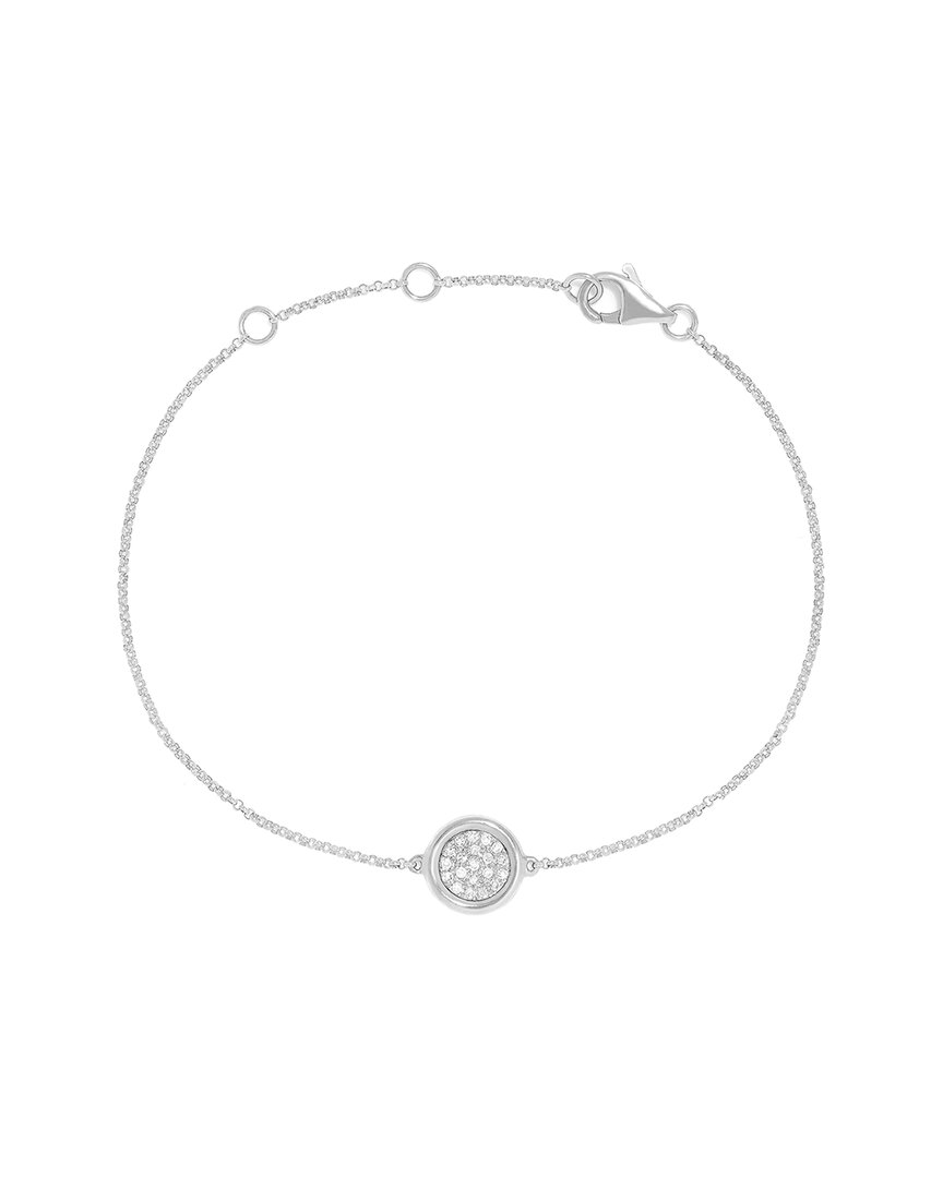 Effy Fine Jewelry 14k 0.09 Ct. Tw. Diamond Chain Bracelet