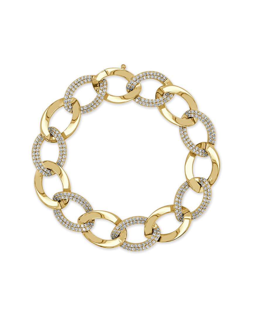 Sabrina Designs 14k 2.58 Ct. Tw. Diamond Link Bracelet