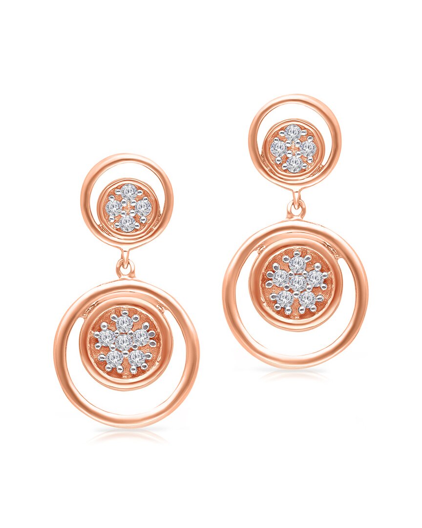 Shop Kallati 14k Rose Gold 0.15 Ct. Tw. Diamond Earrings